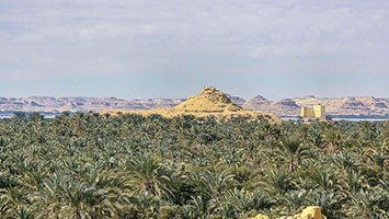 Gebel al-Mawta: la 'montagna dei morti' (cimitero antico) dell'oasi di Siwa